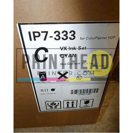 Oem Seiko IP7-333 VX Cyan Ink - 1 Liter (3 pack)