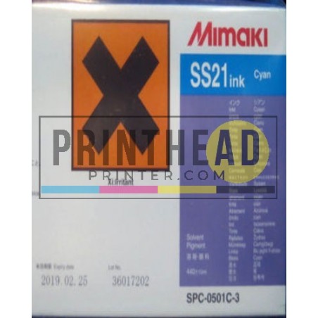 Genuine Mimaki SS21 Solvent Ink Cartridge 440ml Cyan