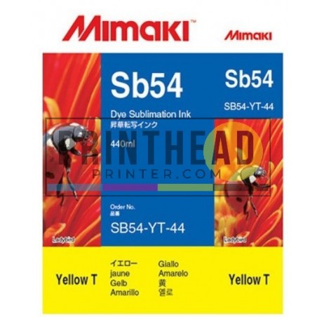 Mimaki SB54 Dye Sublimation Ink Cartridge 440ml Yellow