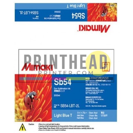 Mimaki Ink SB54 Dye Sublimation Pack 2L Light Blue T