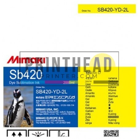 Mimaki SB420 Ink Pack 2000ml Yellow D